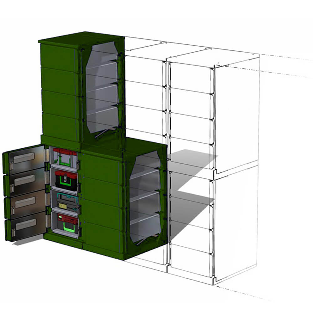 evault modular and expandable locker